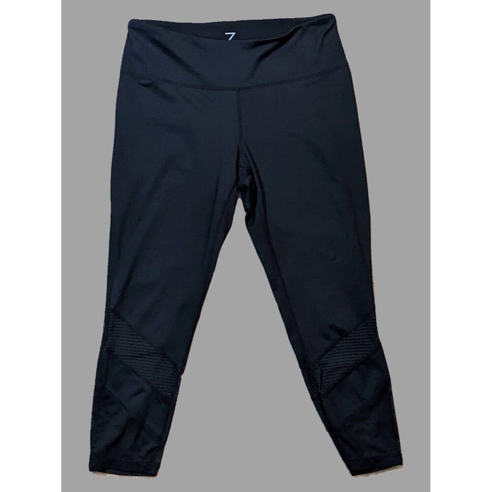 Z by Zella Black Mesh Panel Workout Leggings